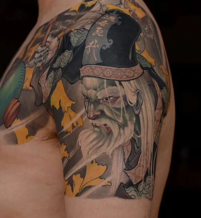 hình xăm hắc bạch vô thường 25