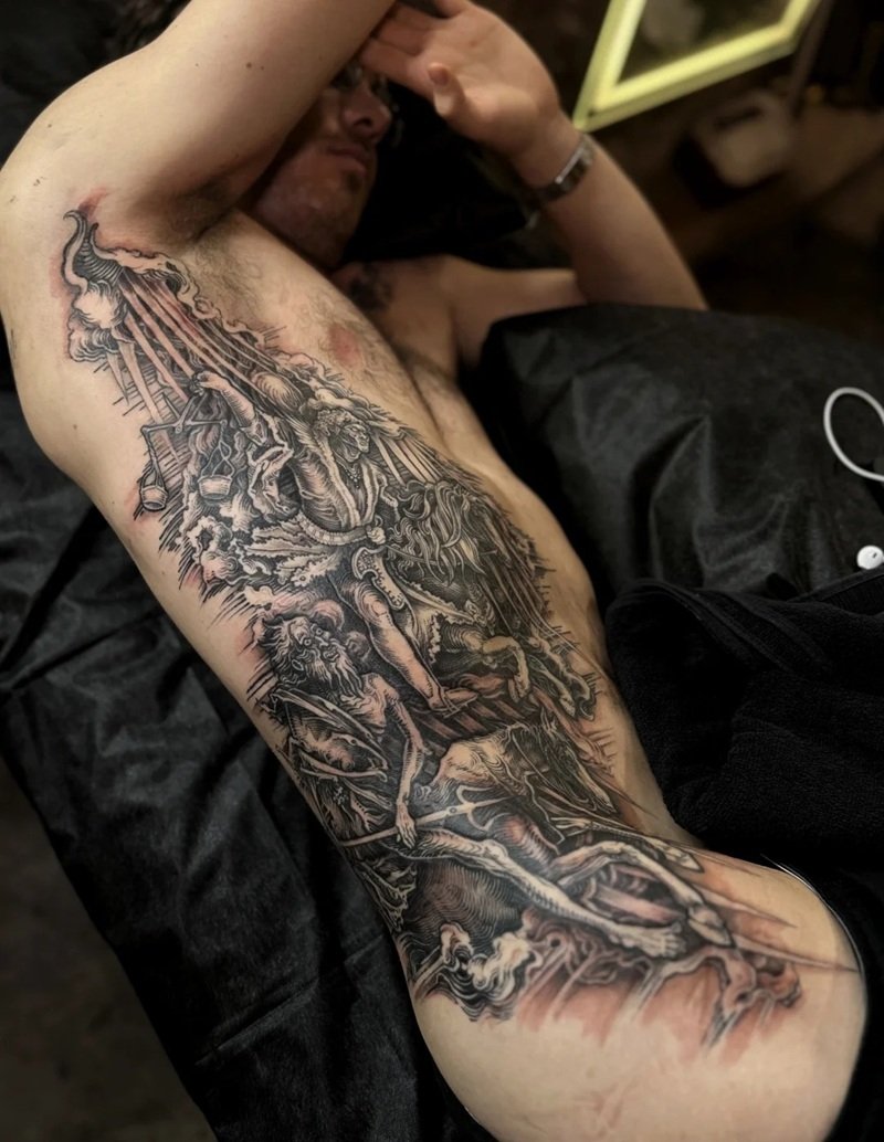 hình xăm hắc bạch vô thường 27