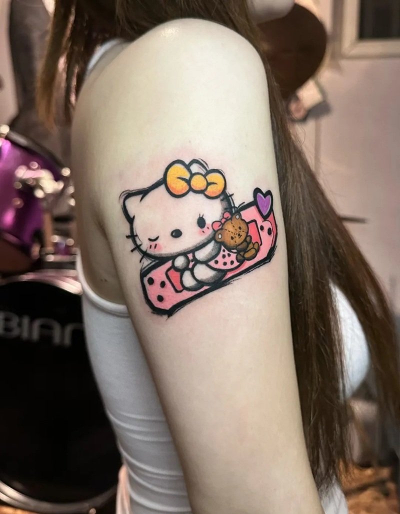 hình xăm hello kitty 11