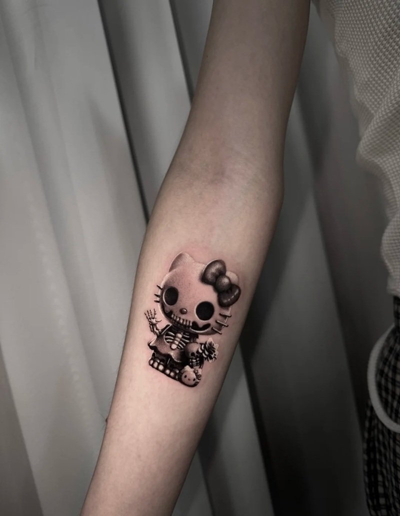 hình xăm hello kitty 13