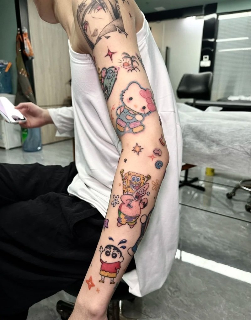 hình xăm hello kitty 15