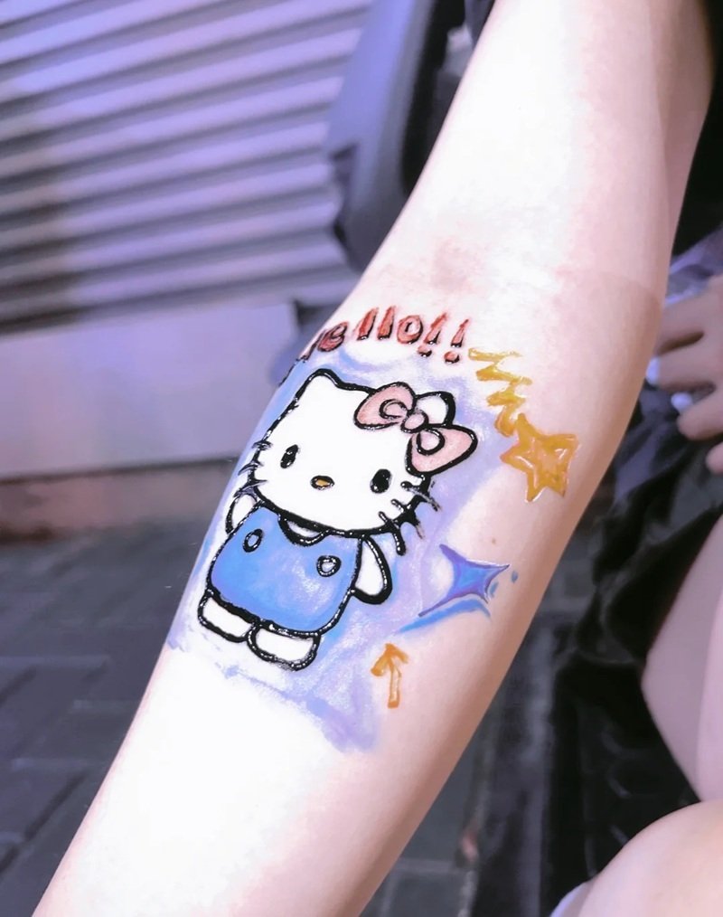 hình xăm hello kitty 21