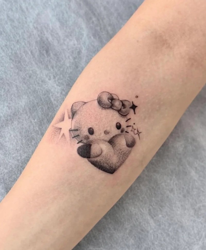 hình xăm hello kitty 22