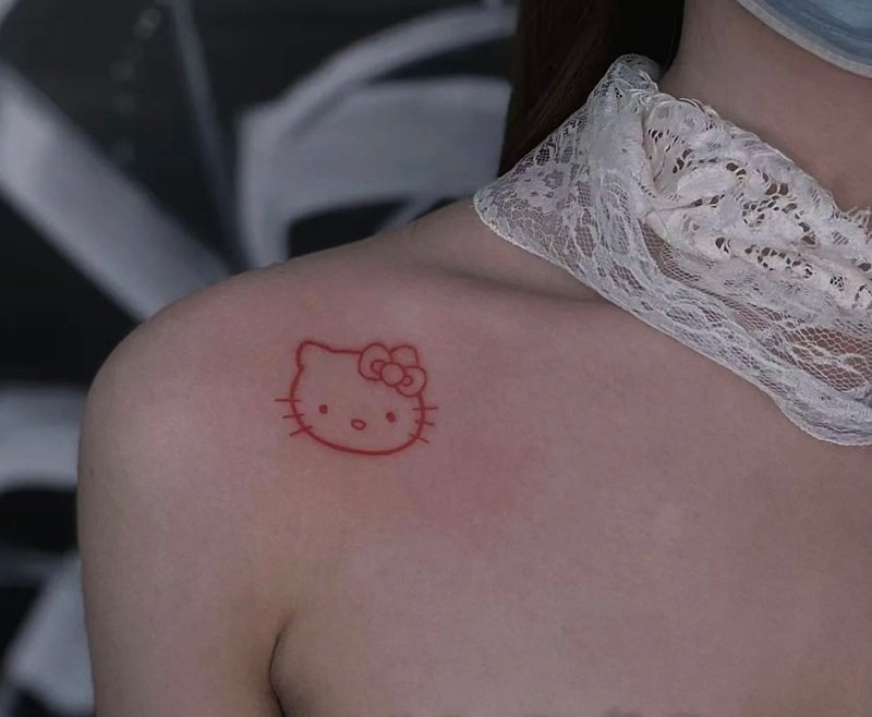hình xăm hello kitty 24