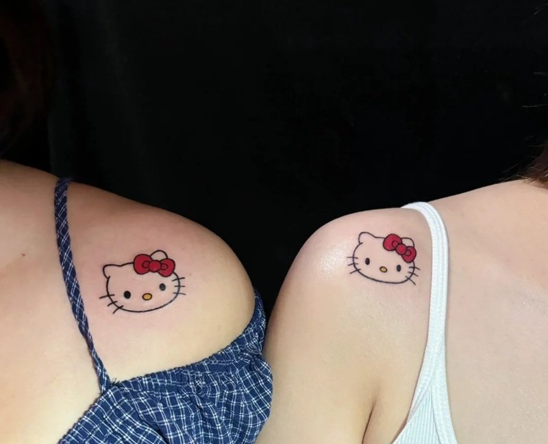 hình xăm hello kitty 29