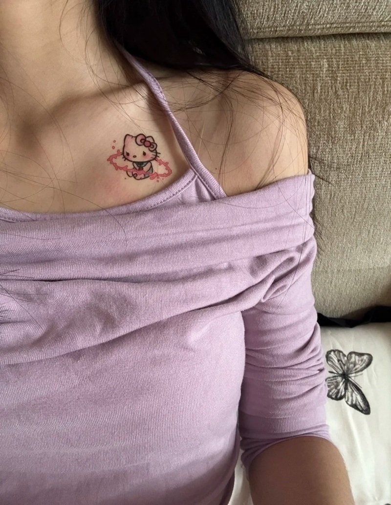 hình xăm hello kitty 31