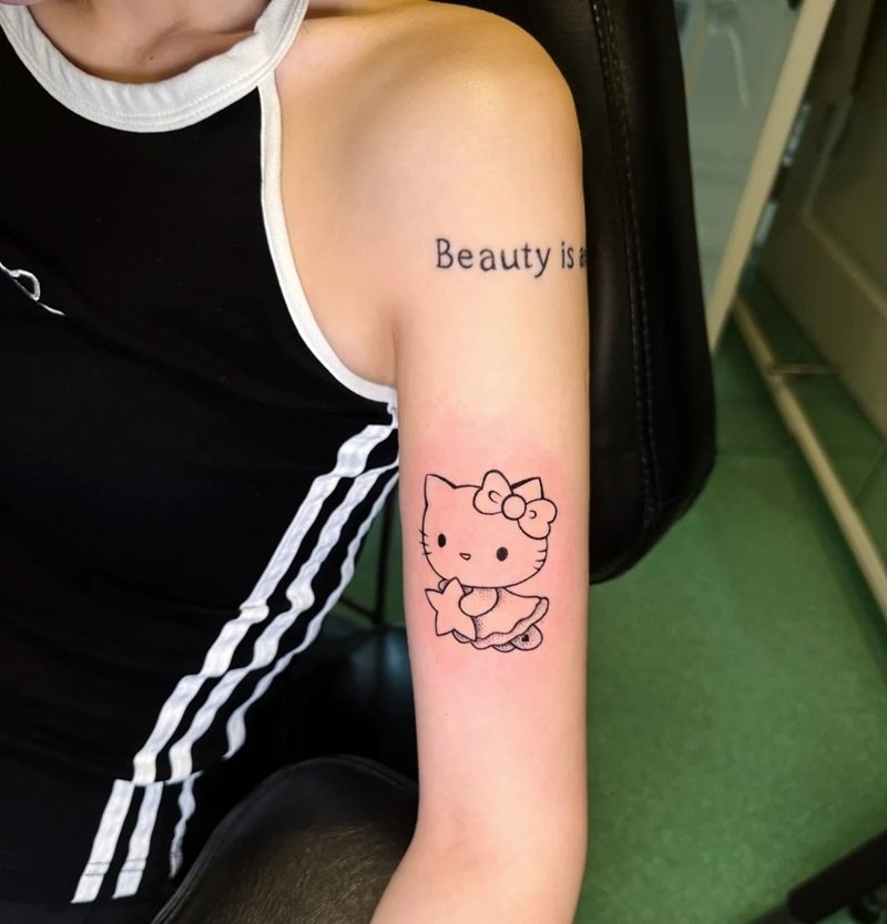 hình xăm hello kitty 33