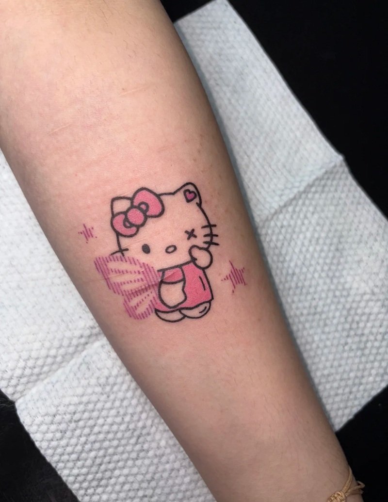 hình xăm hello kitty 38