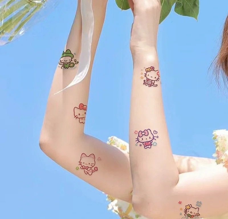 hình xăm hello kitty 9