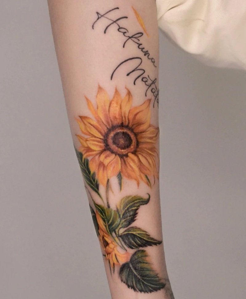 hình xăm hoa hướng dương 39