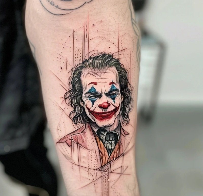 hình xăm joker 10