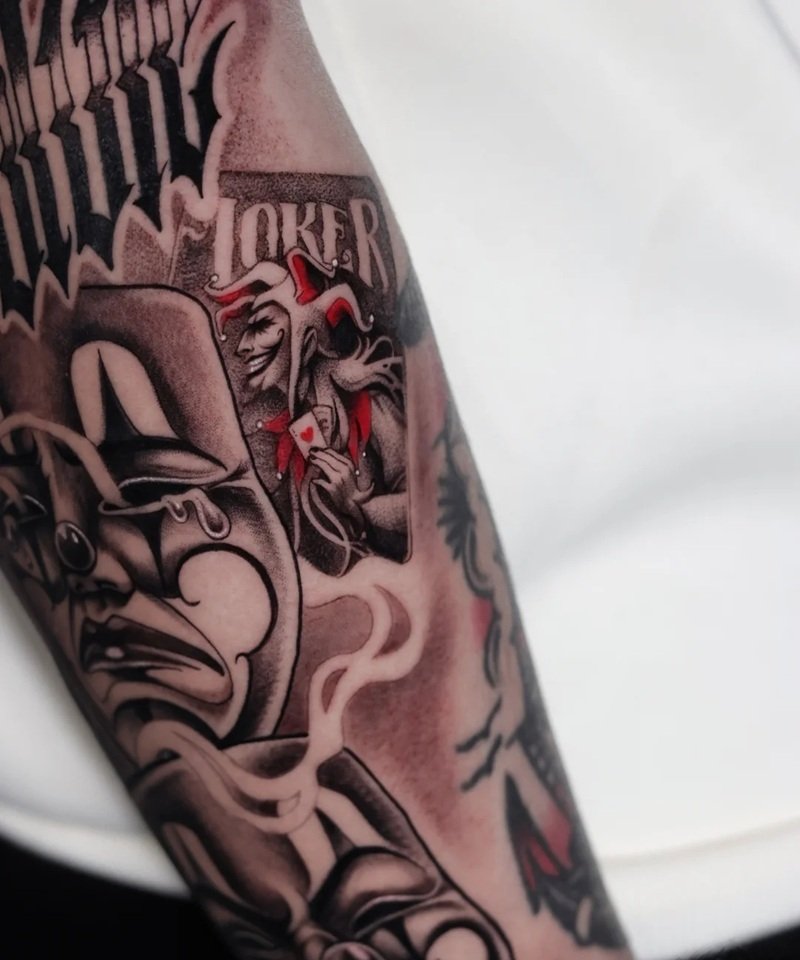hình xăm joker 3