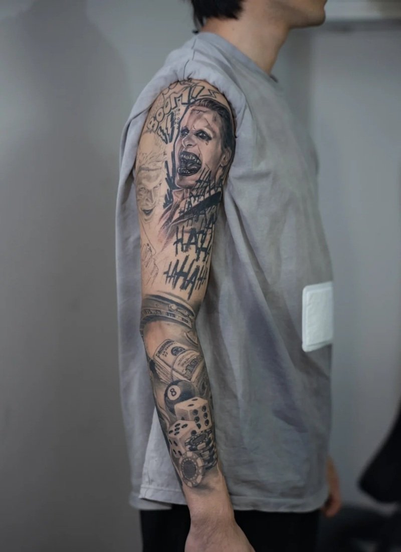 hình xăm joker 39