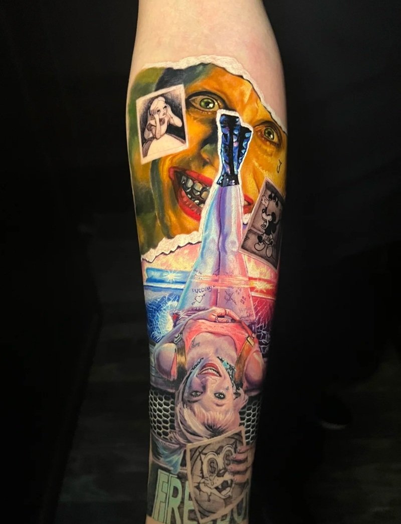 hình xăm joker 7