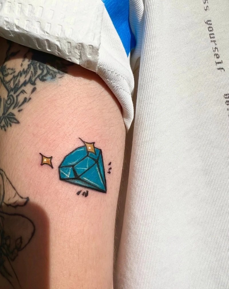 hình xăm kim cương 28