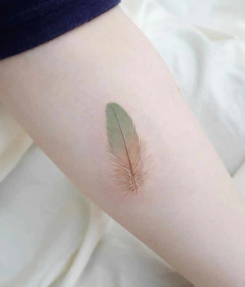 hình xăm lông vũ 26