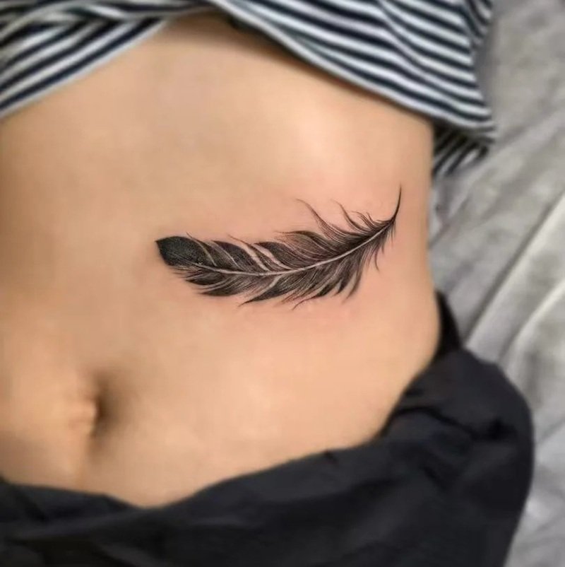 hình xăm lông vũ 30