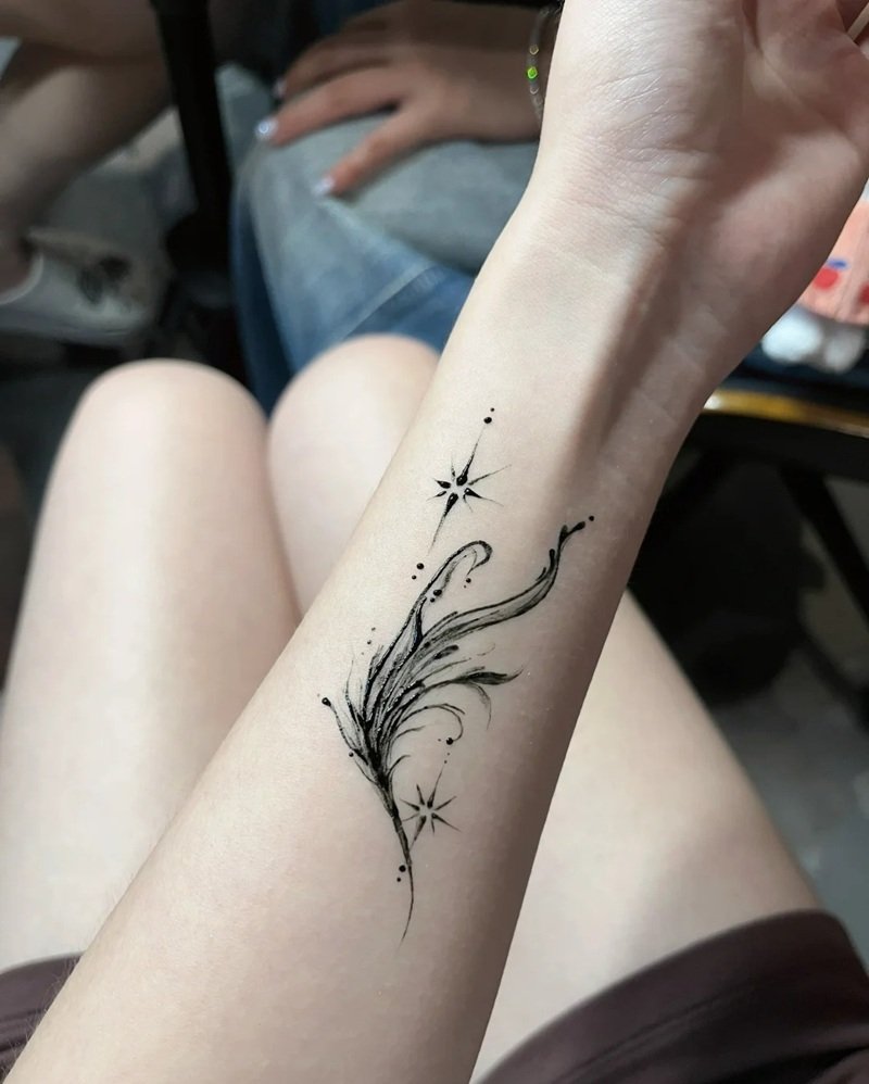 hình xăm lông vũ 33