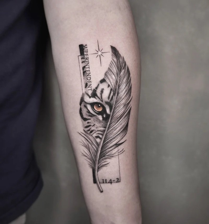 hình xăm lông vũ 38