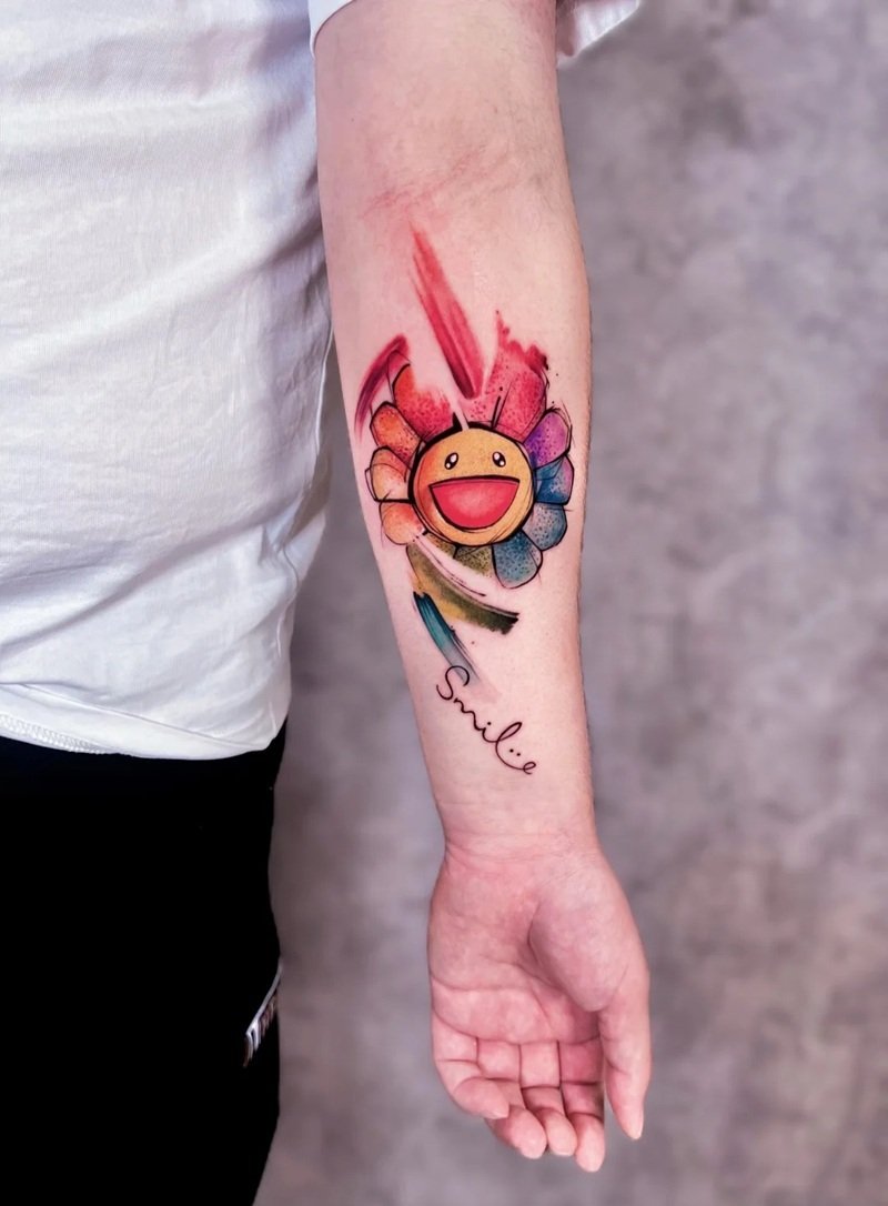 hình xăm mặt cười 23