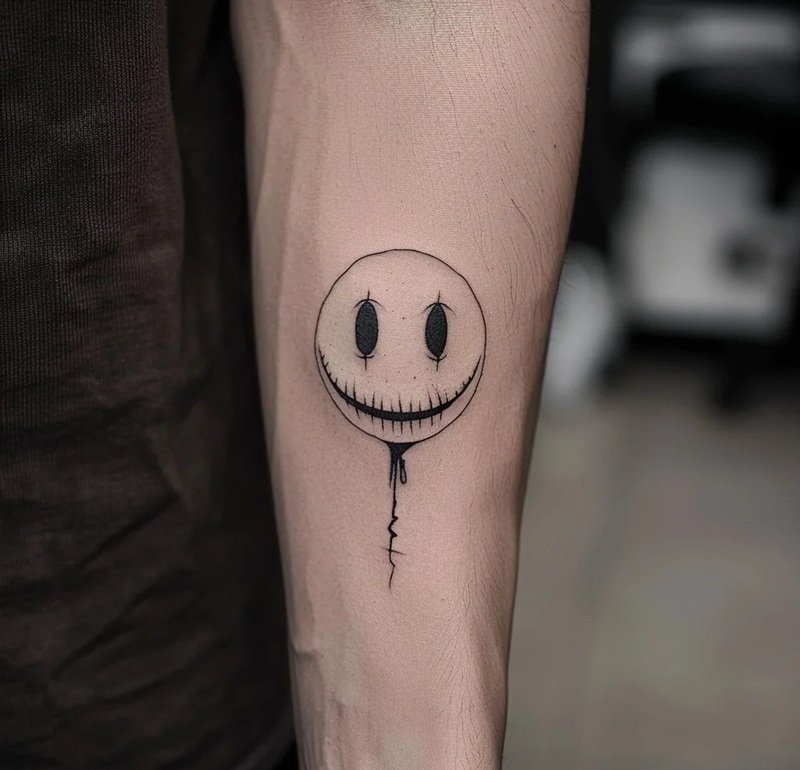 hình xăm mặt cười 34