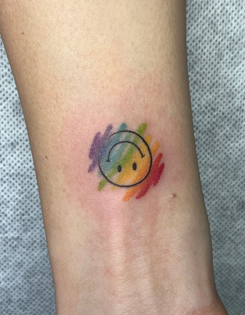 hình xăm mặt cười 43