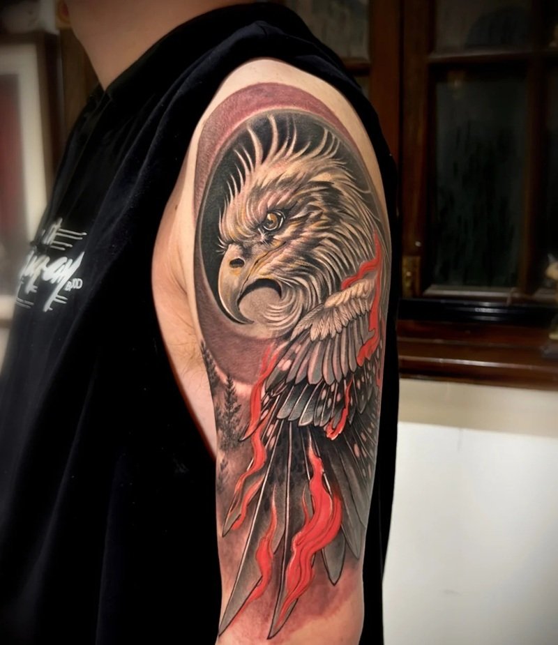 hình xăm mệnh kim 3