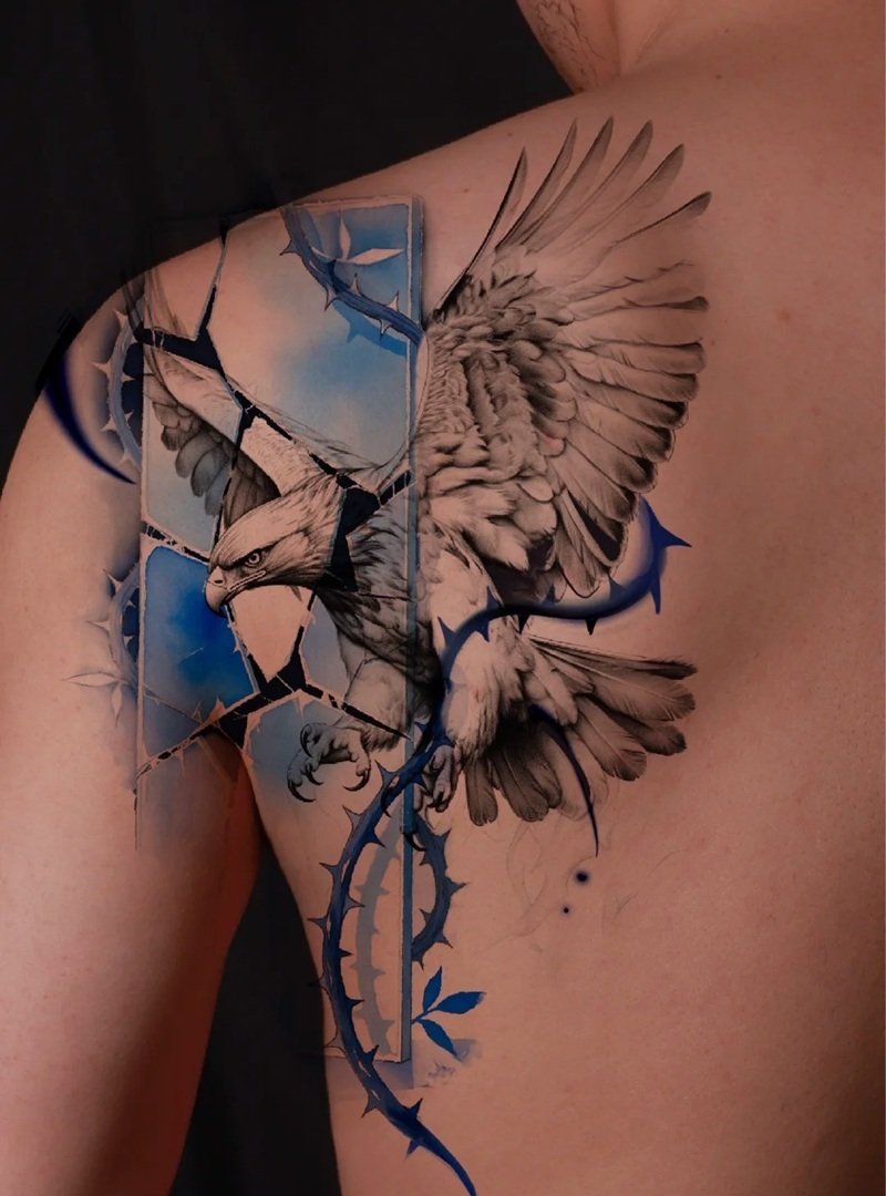 hình xăm mệnh kim 9