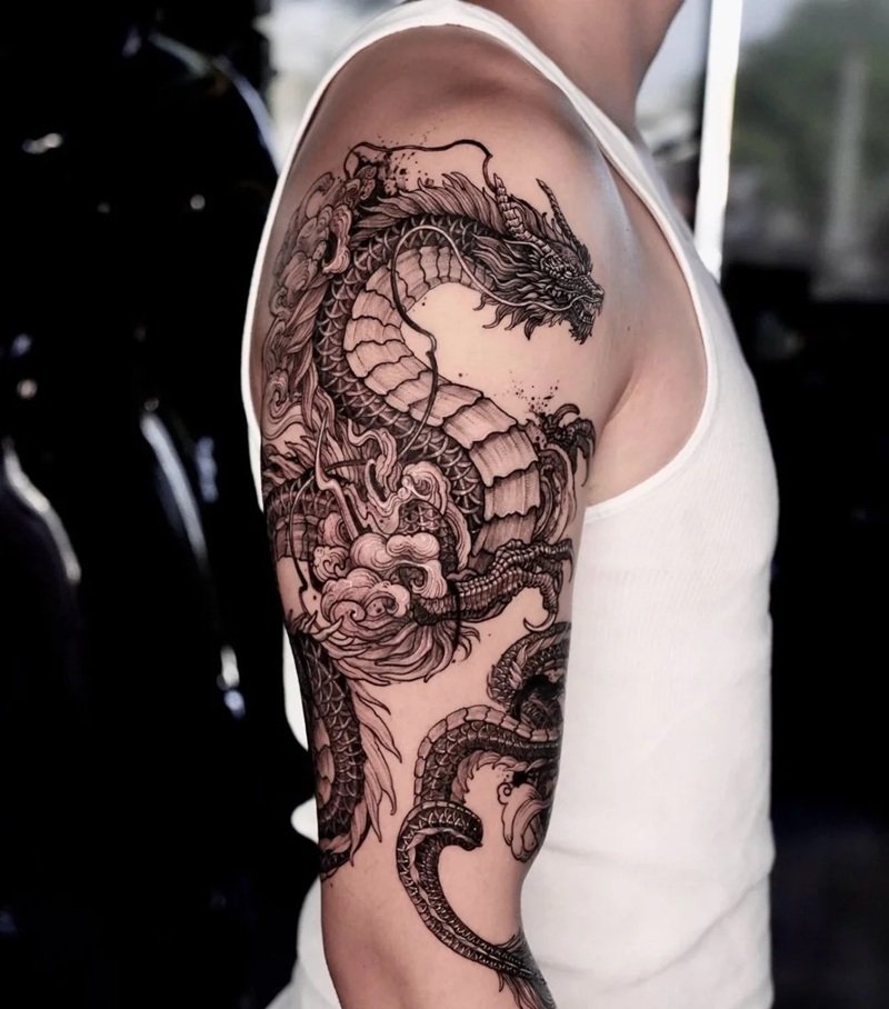 hình xăm mệnh thổ 27