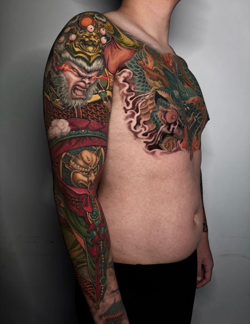 hình xăm ngộ không 35