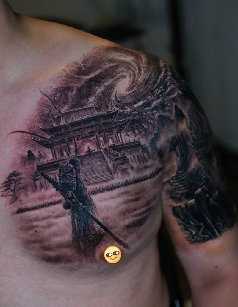 hình xăm ngộ không 38