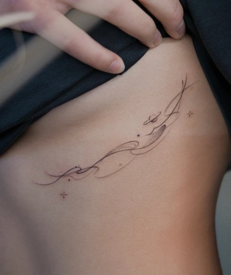 hình xăm ngực nữ 32