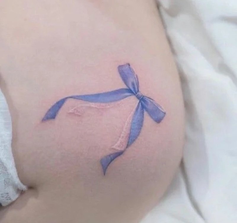 hình xăm nơ mini 18