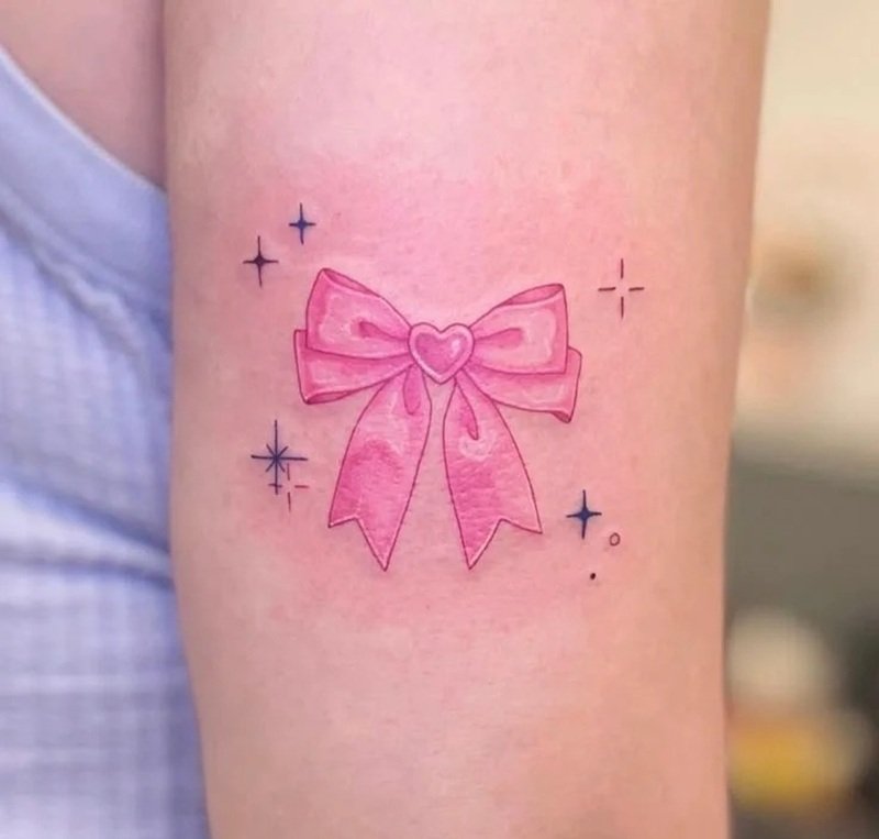 hình xăm nơ mini 24