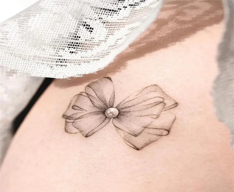 hình xăm nơ mini 28