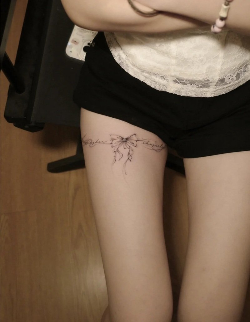 hình xăm nơ mini 40