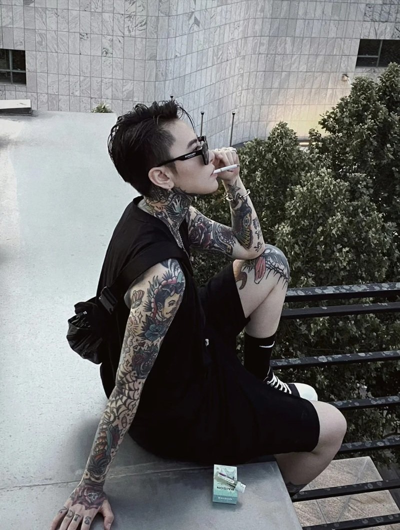 hình xăm old school 38