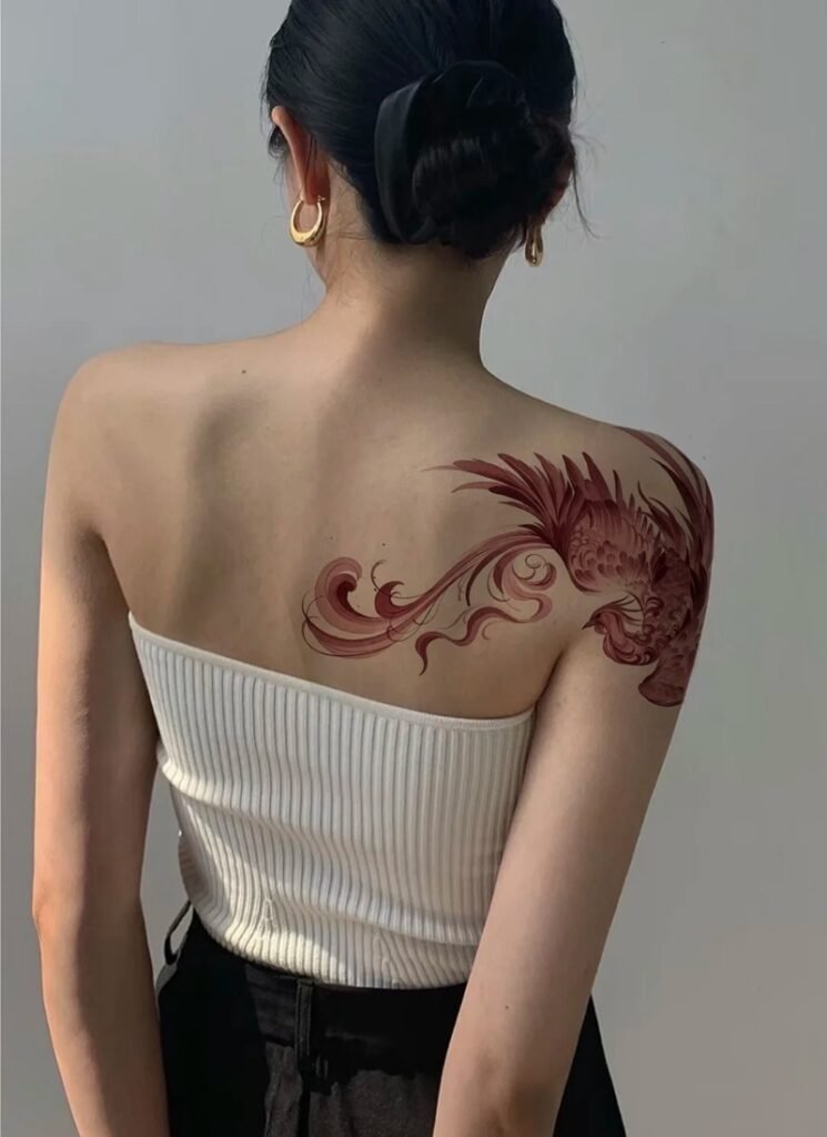 Top 60+ hình xăm phượng hoàng lửa mang vẻ đẹp tái sinh - Hình ảnh bài viết