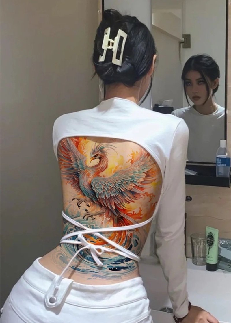 hình xăm phượng hoàng lửa 16