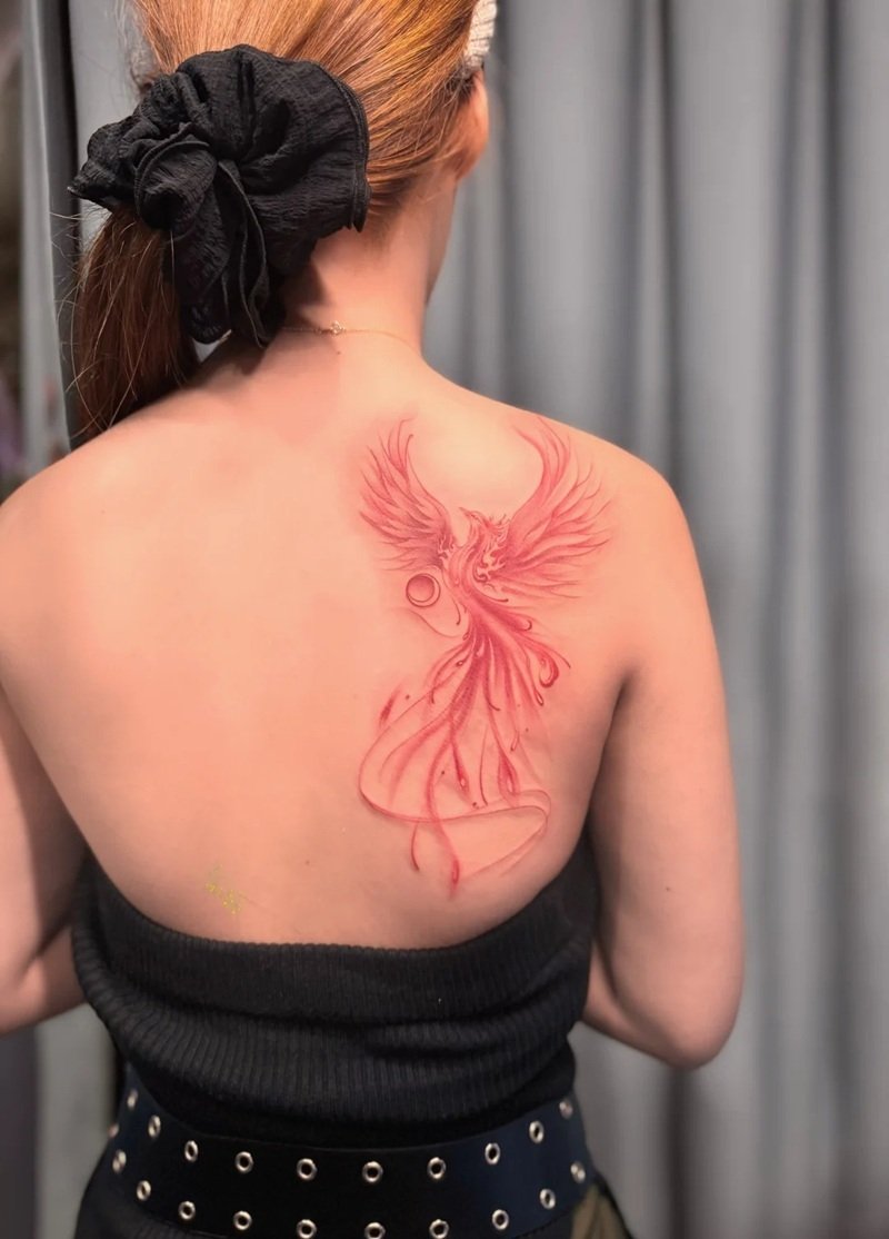 hình xăm phượng hoàng lửa 19