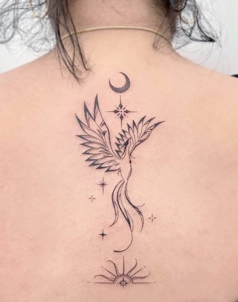 hình xăm phượng hoàng lửa 25