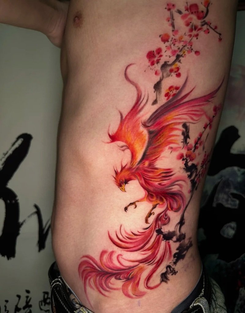 hình xăm phượng hoàng lửa 28