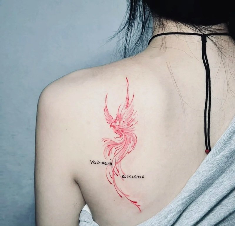 hình xăm phượng hoàng lửa 30