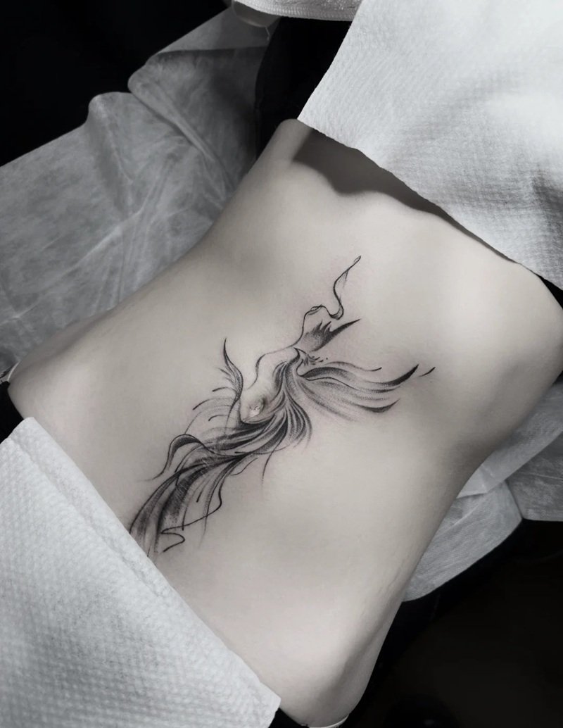 hình xăm phượng hoàng lửa 38