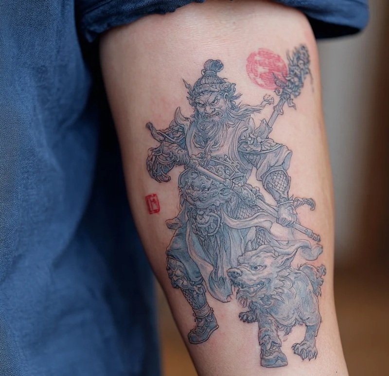 hình xăm quan công mở mắt 11