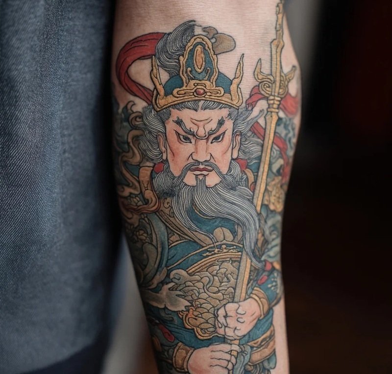 hình xăm quan công mở mắt 12