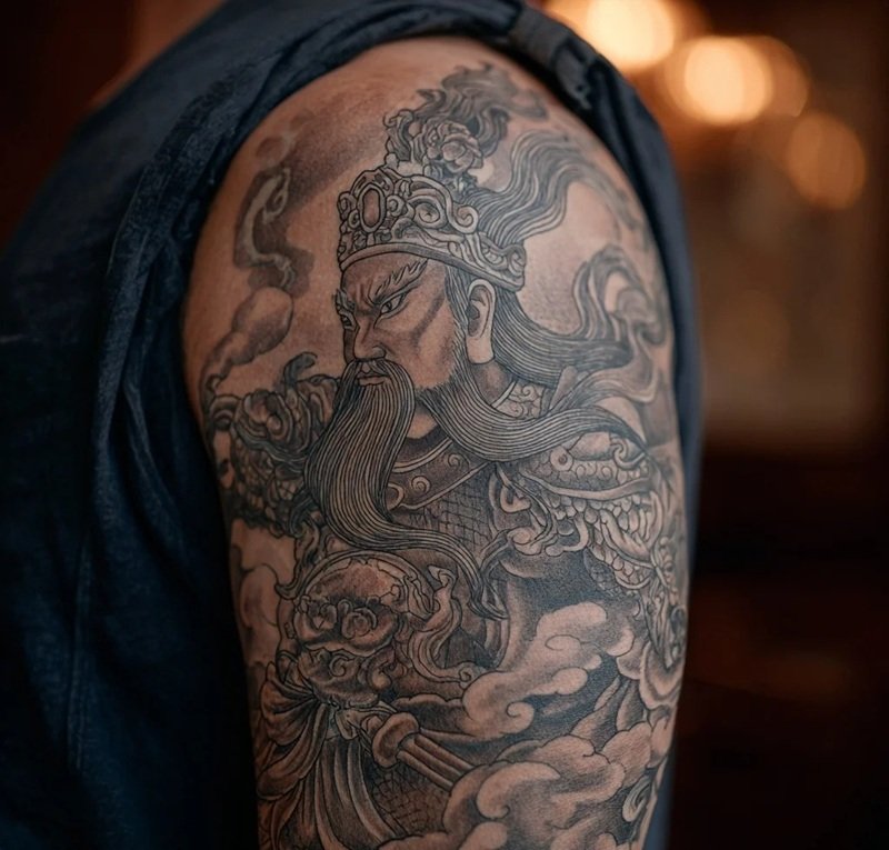 hình xăm quan công mở mắt 13