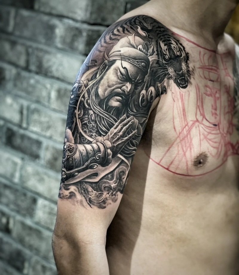 hình xăm quan công mở mắt 17