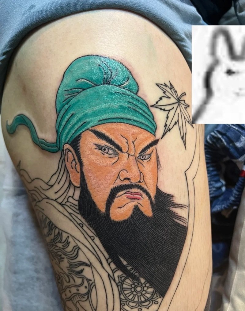 hình xăm quan công mở mắt 24