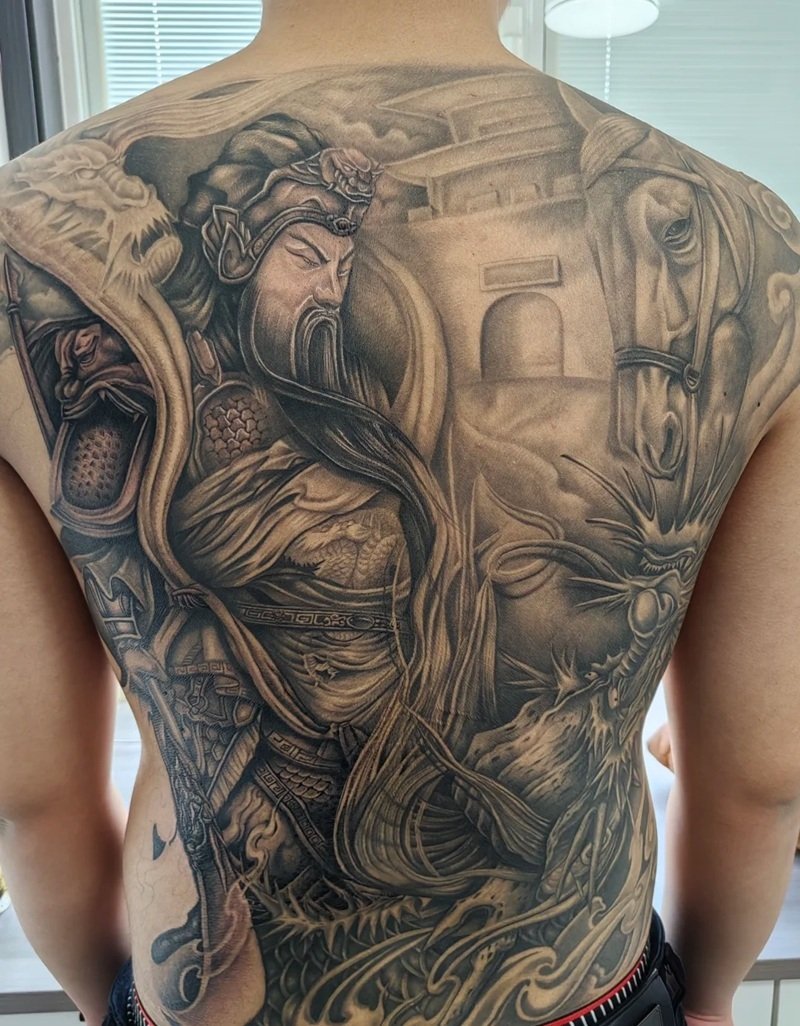 hình xăm quan công mở mắt 26